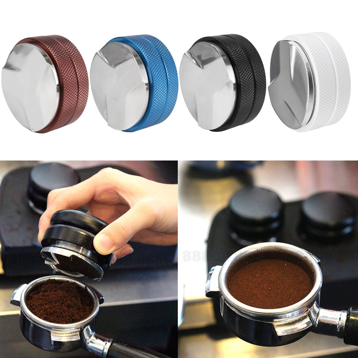 58mm-Adjustable-Palm-Coffee-Tamper-Stainless-Steel-Three-Angle-Slopes-Base-4-Colors-1169702