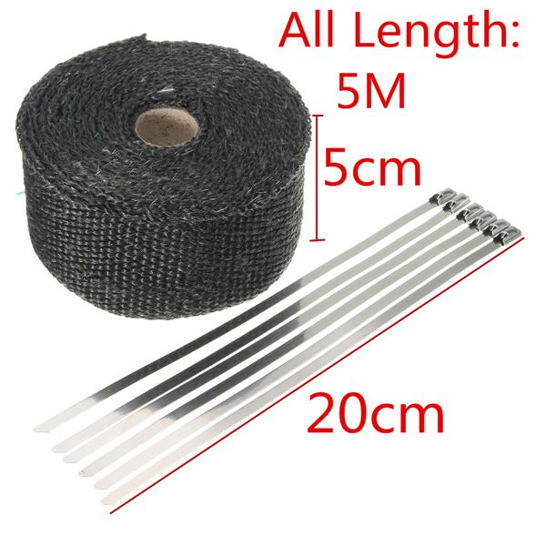 5M-Black-High-Heat-Insulation-Fiber-Glass-Wrap-Exhaust-Header-Pipe-Tape-1090711