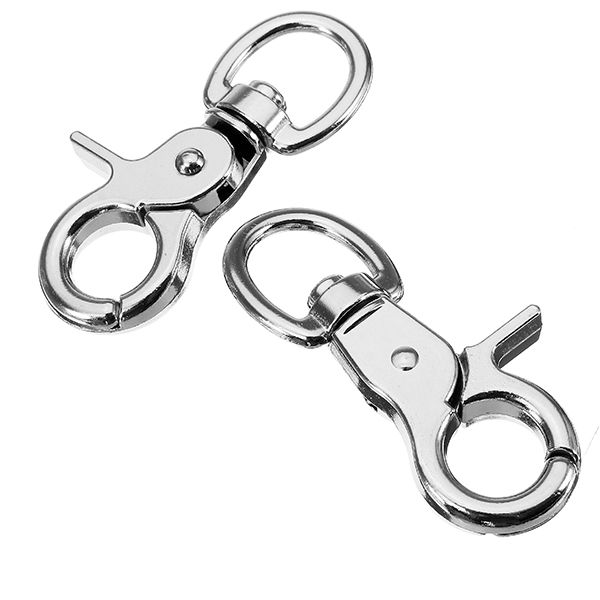5Pcs-60mm-Silver-Zinc-Alloy-Swivel-Lobster-Claw-Clasp-Snap-Hook-with-14mm-Round-Ring-1152638