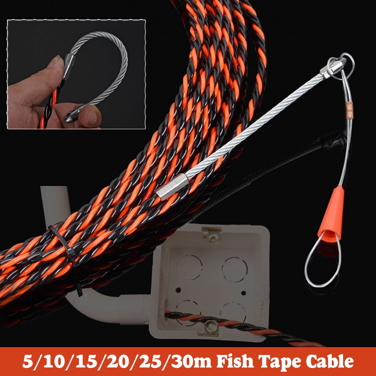5m10m15m20m25m30m-Electrical-Fish-Tape-Cable-Push-Puller-Rodder-POM-Wire-1512390