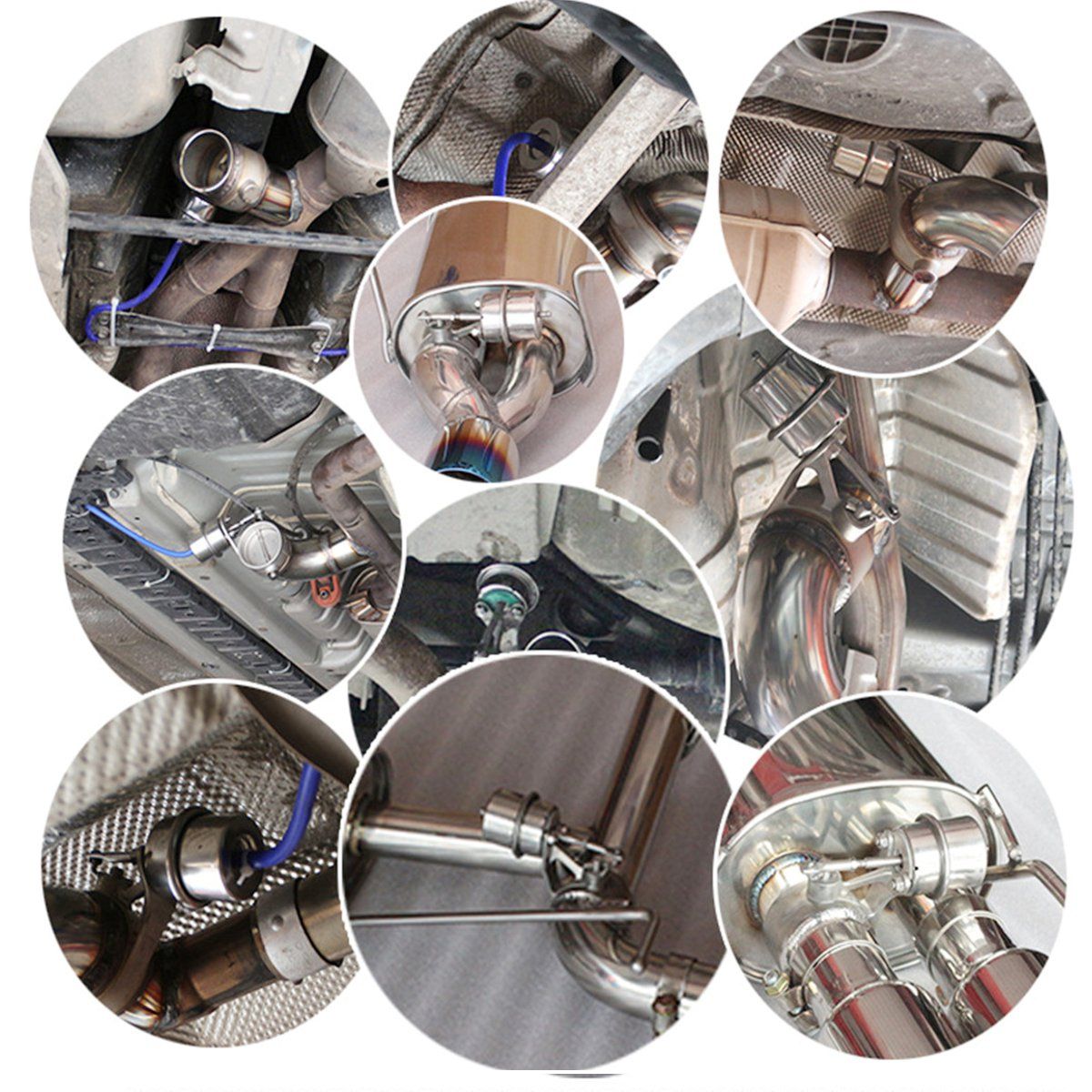 63mm-25-Stainless-Exhaust-Control-Valve-Switch-Kit-Vacuum-Actuator-OpenClose-Style-1548068