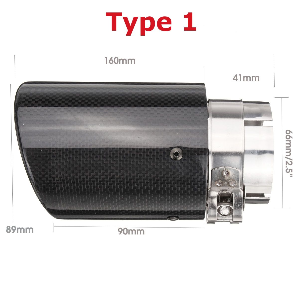 66mm-89mm-Carbon-Fiber-Black-Universal-Car-Exhaust-Tips-Muffler-Pipe-Tail-End-1560138