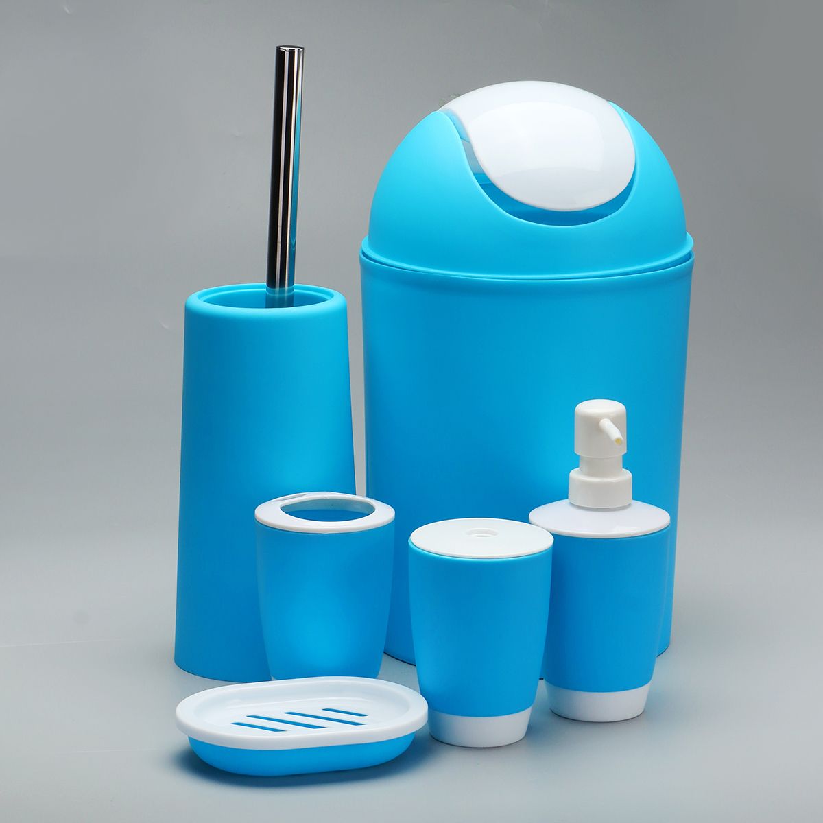 6PCS-Set-Bathroom-Accessories-Trash-Bin-Toothbrush-Tumbler-Holder-Soap-Dish-Dispenser-1502031