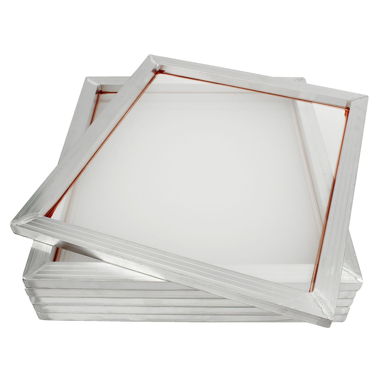 6Pcs-Aluminum-Profile-Silk-Screen-Printing-Frame-Press-Screens-110-White-Mesh-20quot-x-24quot-1443730