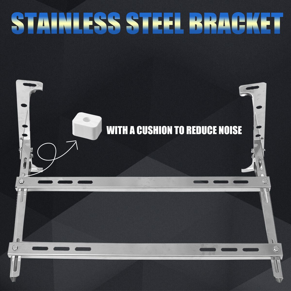 74x46x47cm-Air-Conditioner-Stainless-Steel-Support-Stand-Adjustable-Holder-Rack-Handheld-Stabilizer--1562799