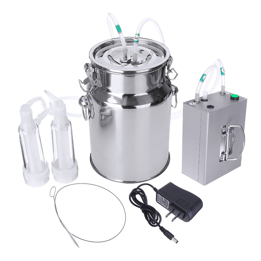 7L-Electric-Milking-Machine-Vacuum-Impulse-Pump-Stainless-Steel-Cow-Goat-Milker-1752675