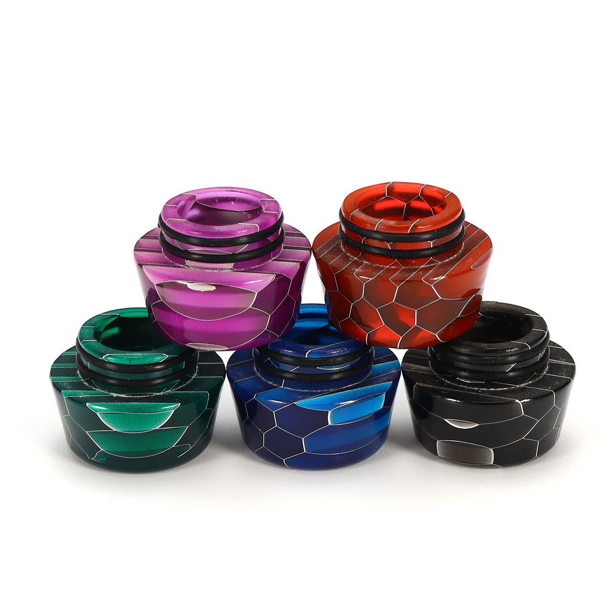 810-Snake-Skin-Epoxy-Resin-Drip-Tip-For-TFV8-TFV12-Big-Baby-Reload-RTA-1269725