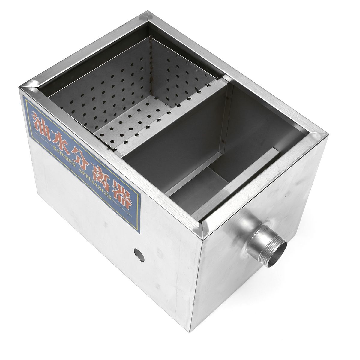 8LB-5GPM-Gallons-Per-Minute-Grease-Trap-Interceptor-Stainless-Steel-35x-25x25cm-1371408