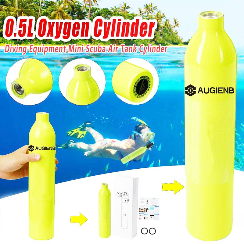AUG-Scuba-Cylinder-Oxygen-Breath-Tank-Pump-Bag-Respirator-Diving-Equipment-Set-1536697
