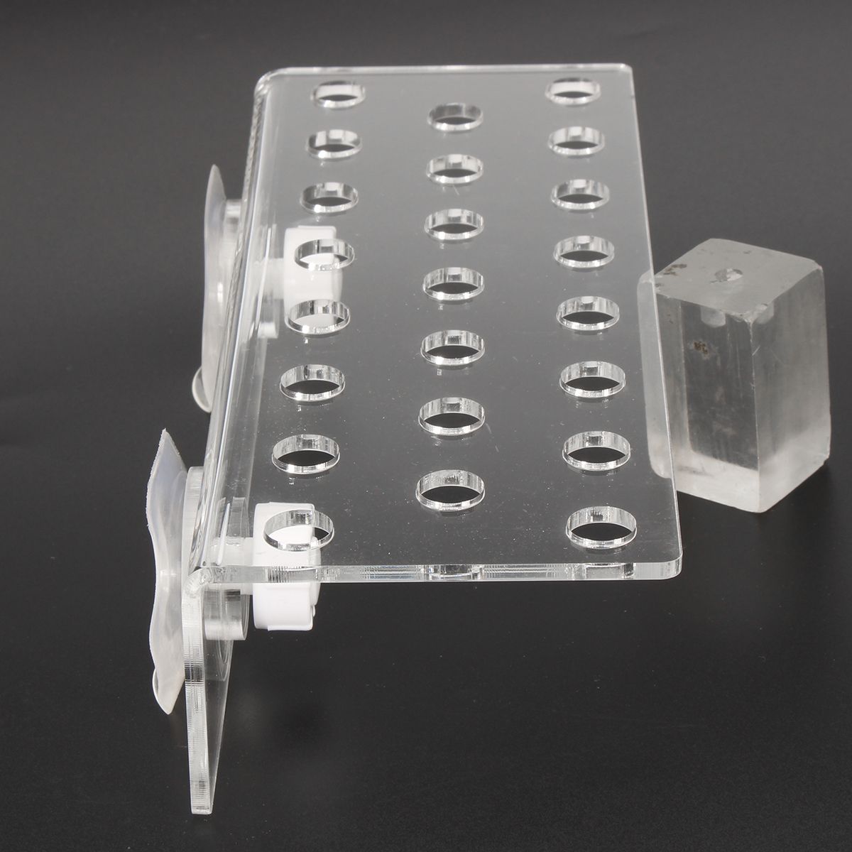 Acrylic-Aquarium-Coral-Frag-Plugs-Rack-Stand-Bracket-Holds-Live-Fish-Tank-Suction-Cup-1378420