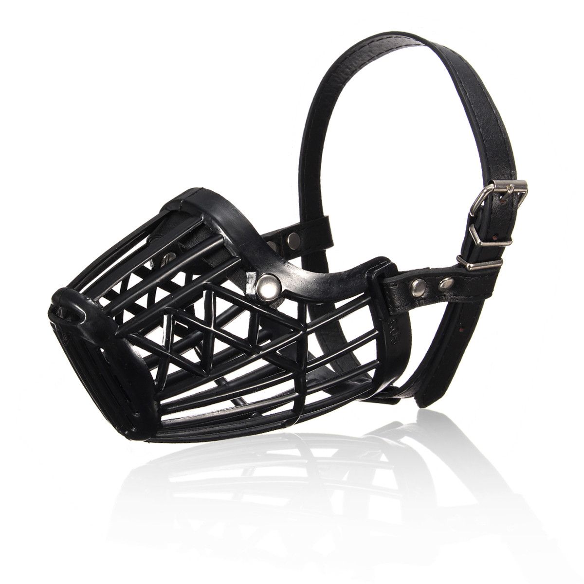 Adjustable-Pet-Dog-No-Bite-Plastic-Basket-Muzzle-Cage-Mouth-Mesh-Cover-7-Sizes-1277368