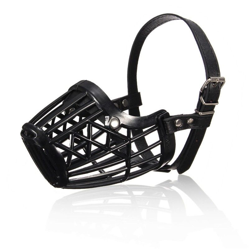 Adjustable-Pet-Dog-No-Bite-Plastic-Basket-Muzzle-Cage-Mouth-Mesh-Cover-7-Sizes-1277368