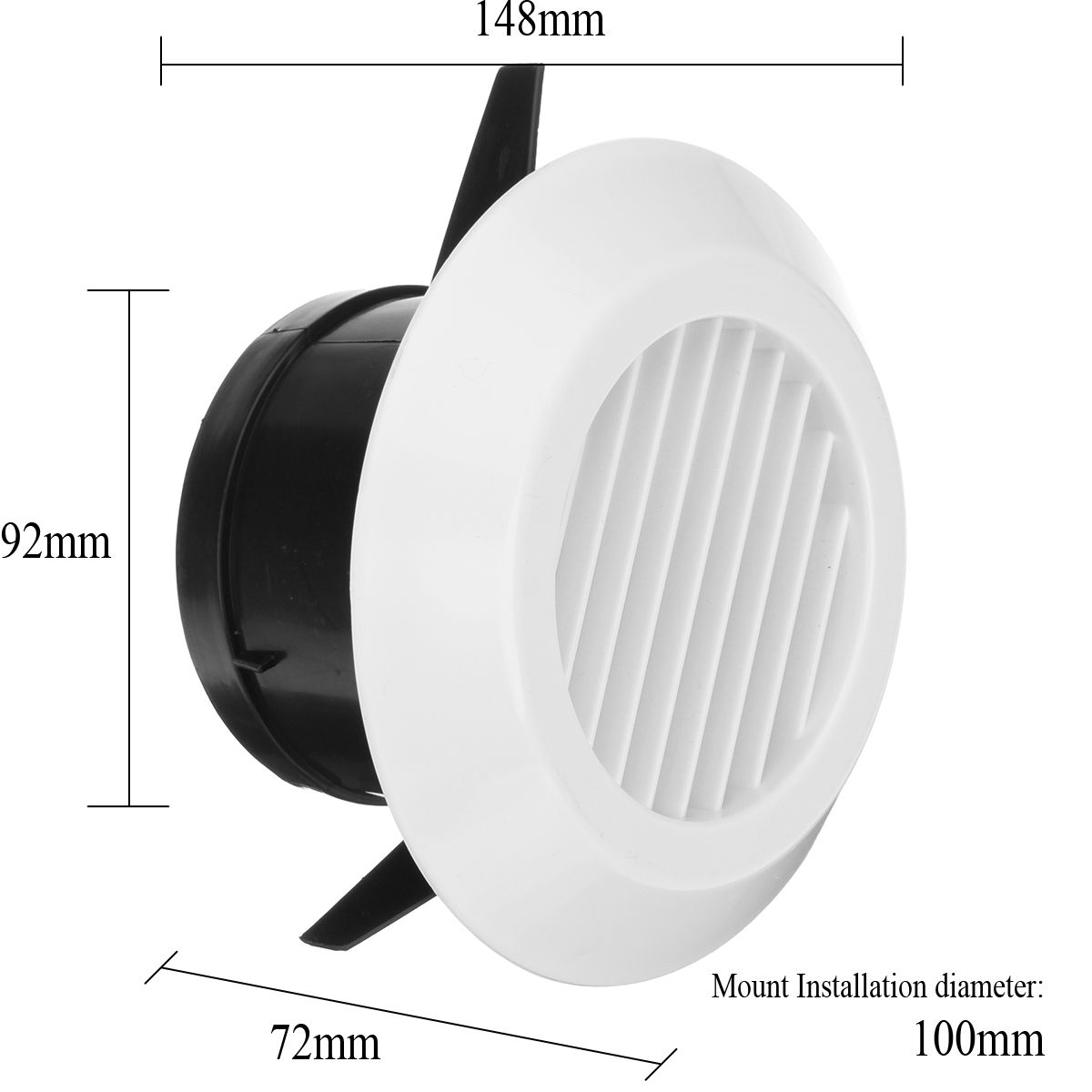 Air-Vent-Outlet-Grille-Wall-Ceiling-Round-Ventilation-Cover-Corner-Diverter-1735486