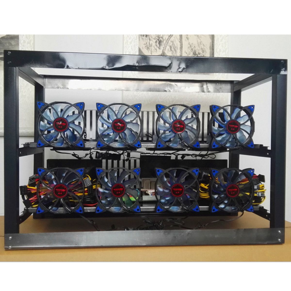 Aluminum-Crypto-Open-Air-Mining-Miner-Frame-Rig-Case-For-8-GPU-Ethereum-12-Fan-1205663