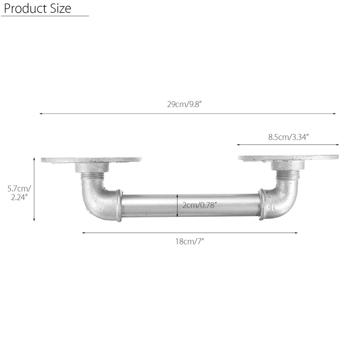 Antique-Cast-Iron-Pipe-Door-Handle-Drawer-Gate-Pull-Handle-Industrial-Punk-Wall-Holder-1212038
