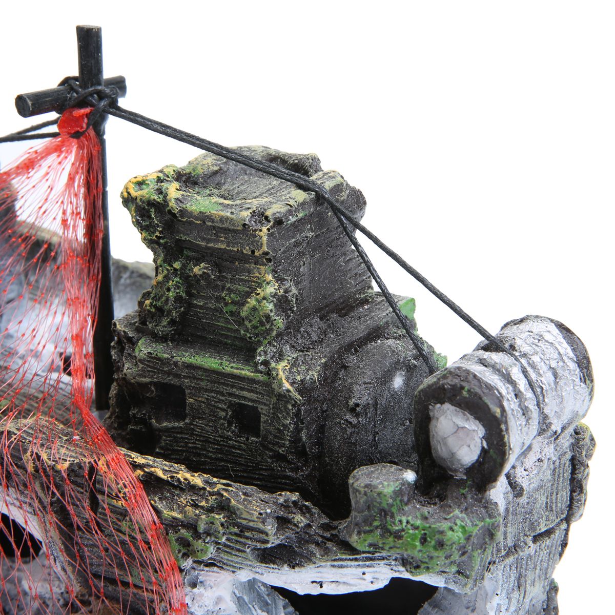 Aquarium-Ornament-Wreck-Sailing-Boats-Sunk-Ship-Destroyer-Fish-Tank-Cave-Decor-Model-1575334