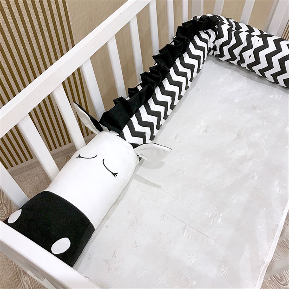 Baby-Infant-Crocodile-Zebra-Shaped-Pillow-Cotton-Cushion-Kids-Bed-Crib-Bumper-Protector-1575330