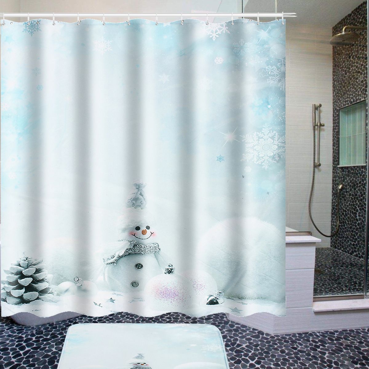 Bathroom-Set-Non-Slip-Rug-Lid-Toilet-Cover-Bathroom-Mat-Shower-Curtain-Snowman-1461471
