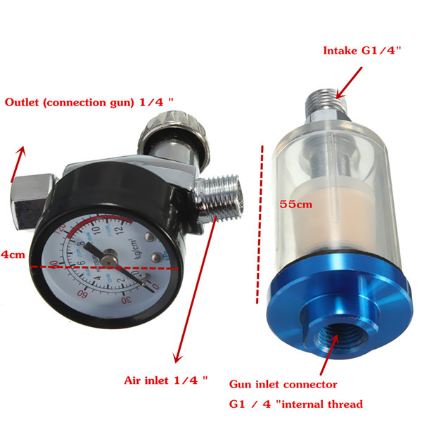 British-Standard-Pneumatic-Gun-Regulator-And-Mini-air-Filter-oil-water-separator-991345