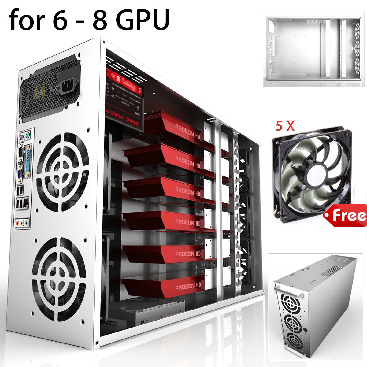 Crypto-Coin-Open-Air-Mining-Frame-Rig-Graphics-Case-For-6-8-GPU-ETH-BTC-Ethereum-1205686