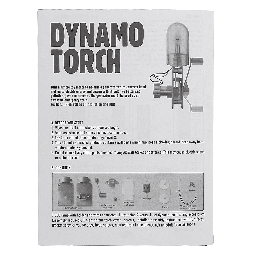 Dynamo-Torch-Motor-Generator-Green-Educational-Science-Toy-Experiment-1463905