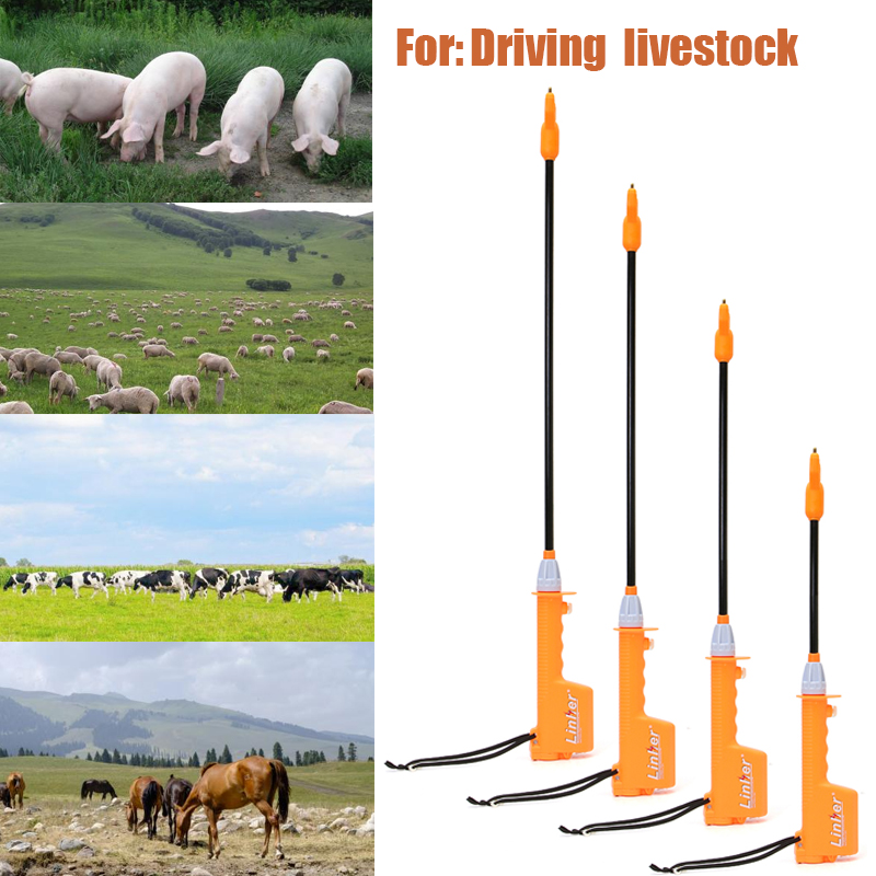 Electric-Livestock-Prod-Black-Orange-Cattle-HotShot-Handle-Swine-Prod-Tools-32cm56cm66cm82cm-1285019
