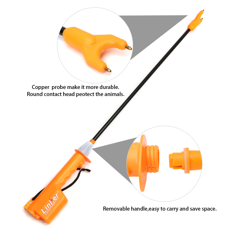 Electric-Livestock-Prod-Black-Orange-Cattle-HotShot-Handle-Swine-Prod-Tools-32cm56cm66cm82cm-1285019