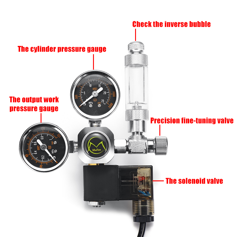 G58-W218-220V-Aquarium-CO2-Regulator-Bubble-Counter-Magnetic-Solenoid-Decompression-Valve-1383926