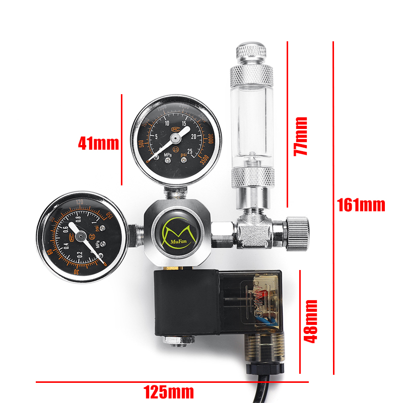 G58-W218-220V-Aquarium-CO2-Regulator-Bubble-Counter-Magnetic-Solenoid-Decompression-Valve-1383926