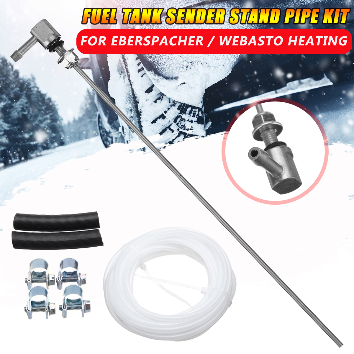 Heater-Fuel-Tank-Sender-Stand-Pipe-Pick-Up-Clip-Hose-for-Webasto-Eberspacher-Kit-1619770