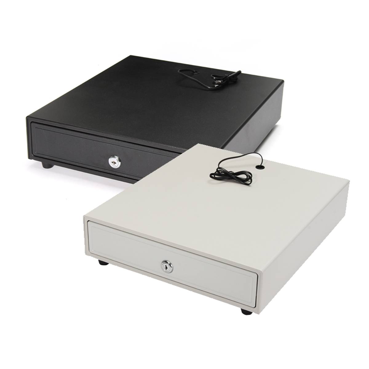 Heavy-Duty-Cash-Drawer-Box-Money-Box-POS-Register-RJ-11-Key-Lock-With-4-Bill-5-Coin-Trays-1409011