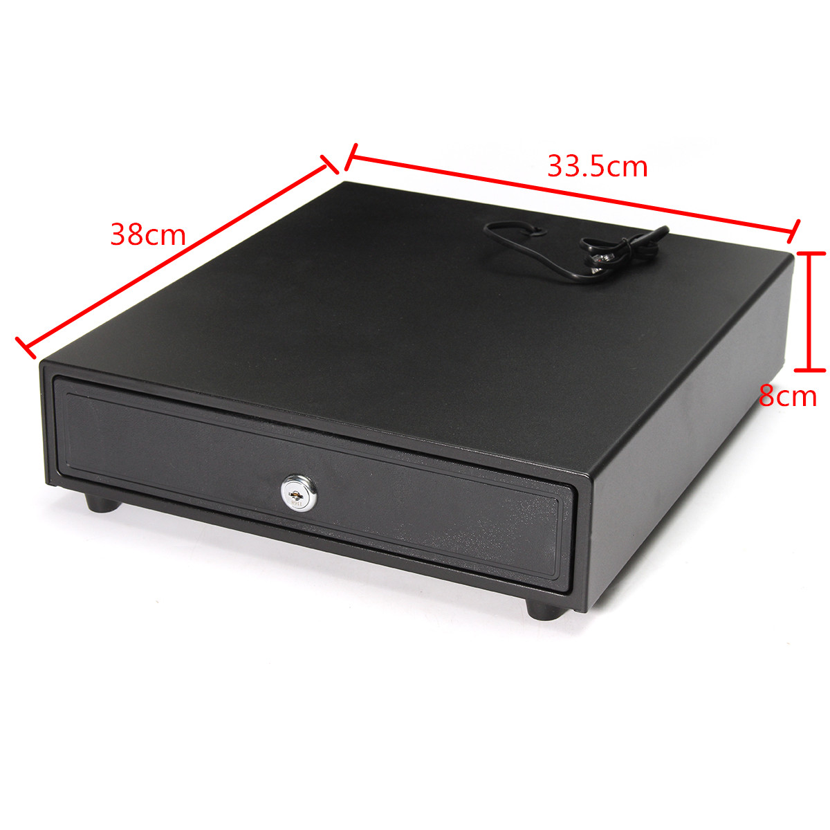 Heavy-Duty-Cash-Drawer-Box-Money-Box-POS-Register-RJ-11-Key-Lock-With-4-Bill-5-Coin-Trays-1409011