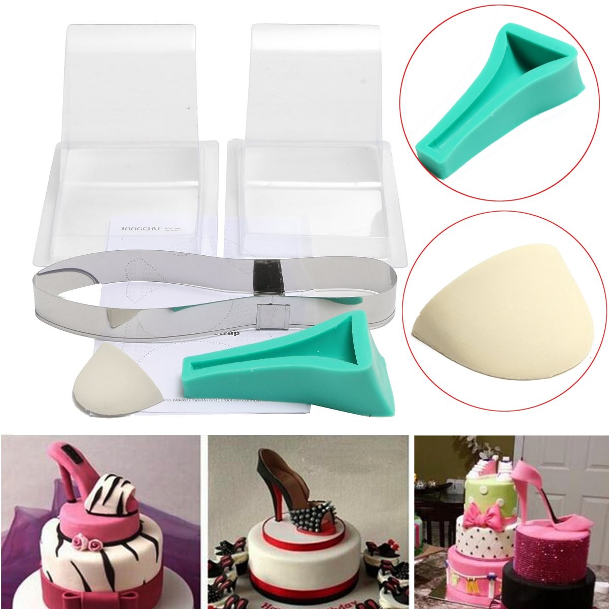 High-Heel-Shoe-Kit-Pan-Silicone-Fondant-Mould-Wedding-Cake-Decorating-Template-Mold-1473322