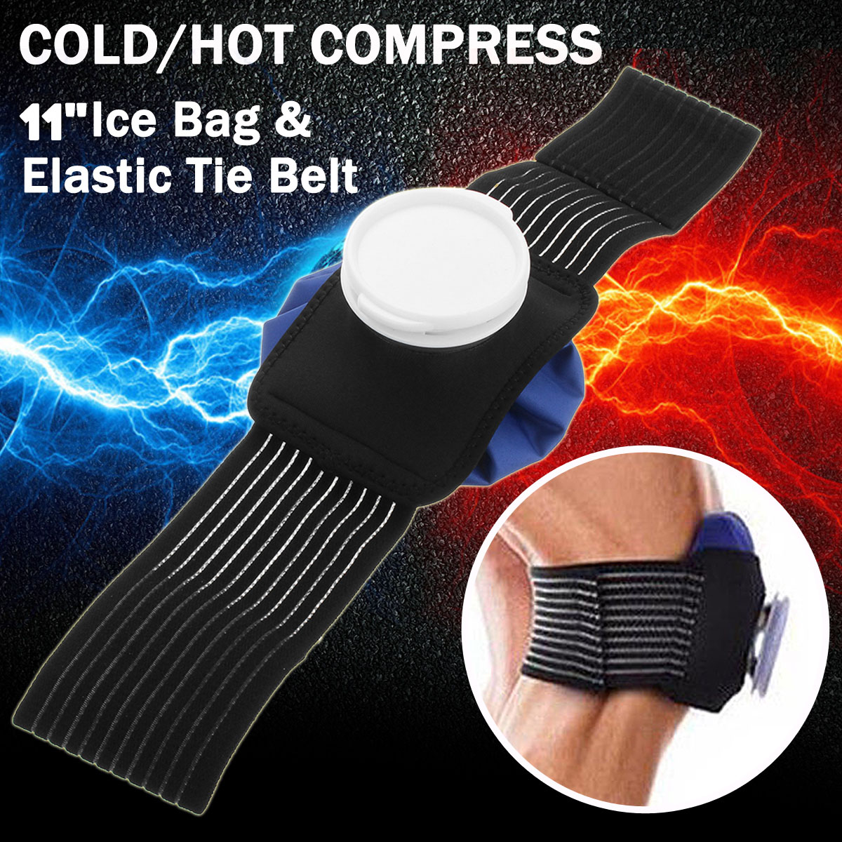 Ice-Bag-Pack-Pain-Relief-Cold-Broad-Knee-Shoulder-Injuries-Therapy-Strap-Wrap-Elastic-Tie-Belt-1551776