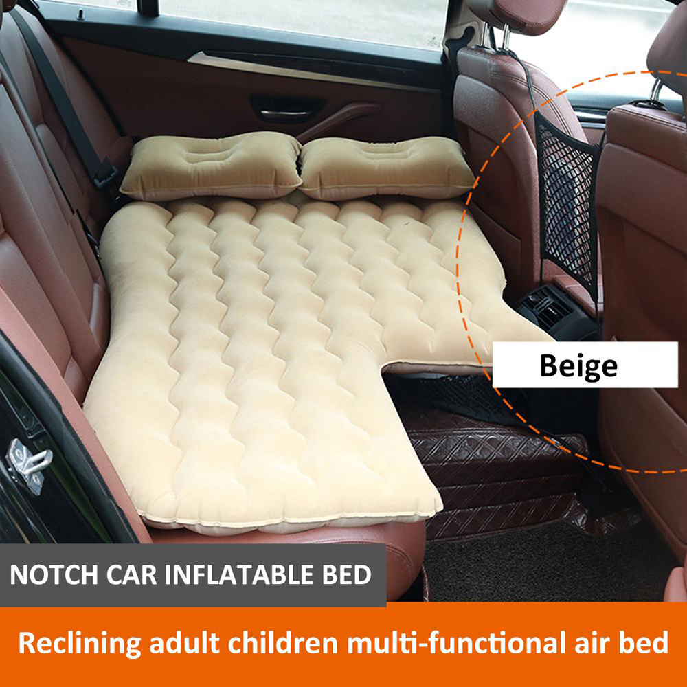 Inflatable-Car-Air-Bed-Mattress-Back-Rear-Seat-Rest-w2-Pillows-Cushion-Travel-1564286