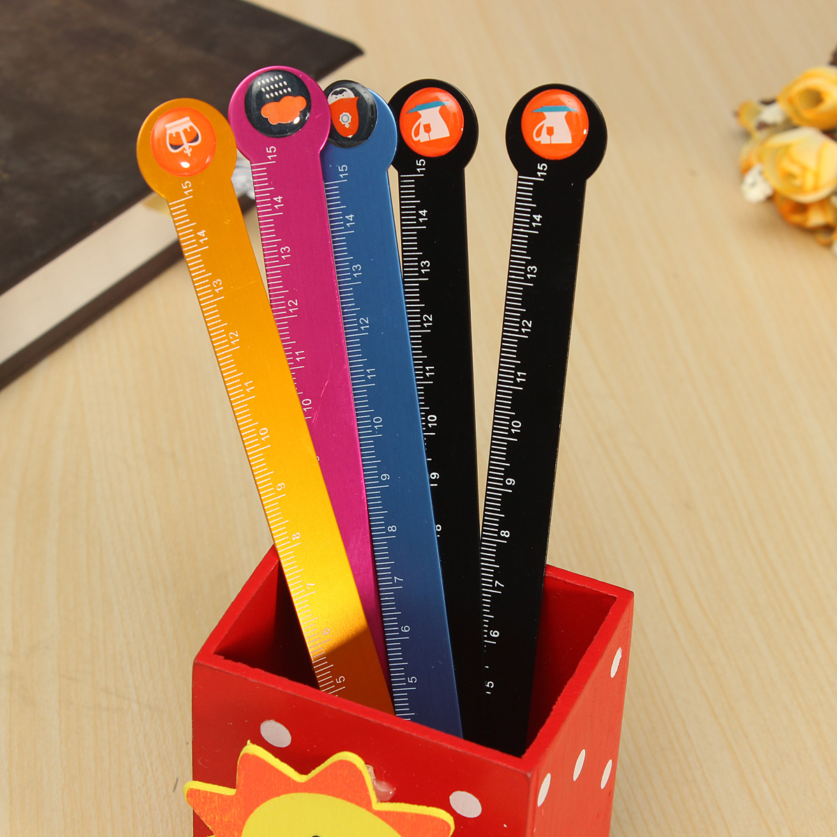 Kids-Student-Study-Stationery-Measuring-Ruler-Scale-Measure-Tools-Cute-Aluminum-Straight-Ruler-1216970