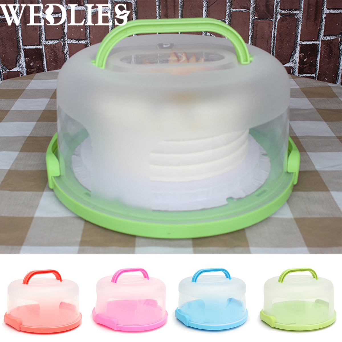 Locking-Portable-Cake-Cupcake-Pretension-Case-Box-Carrier-Storage-Container-Kitchen-1139842