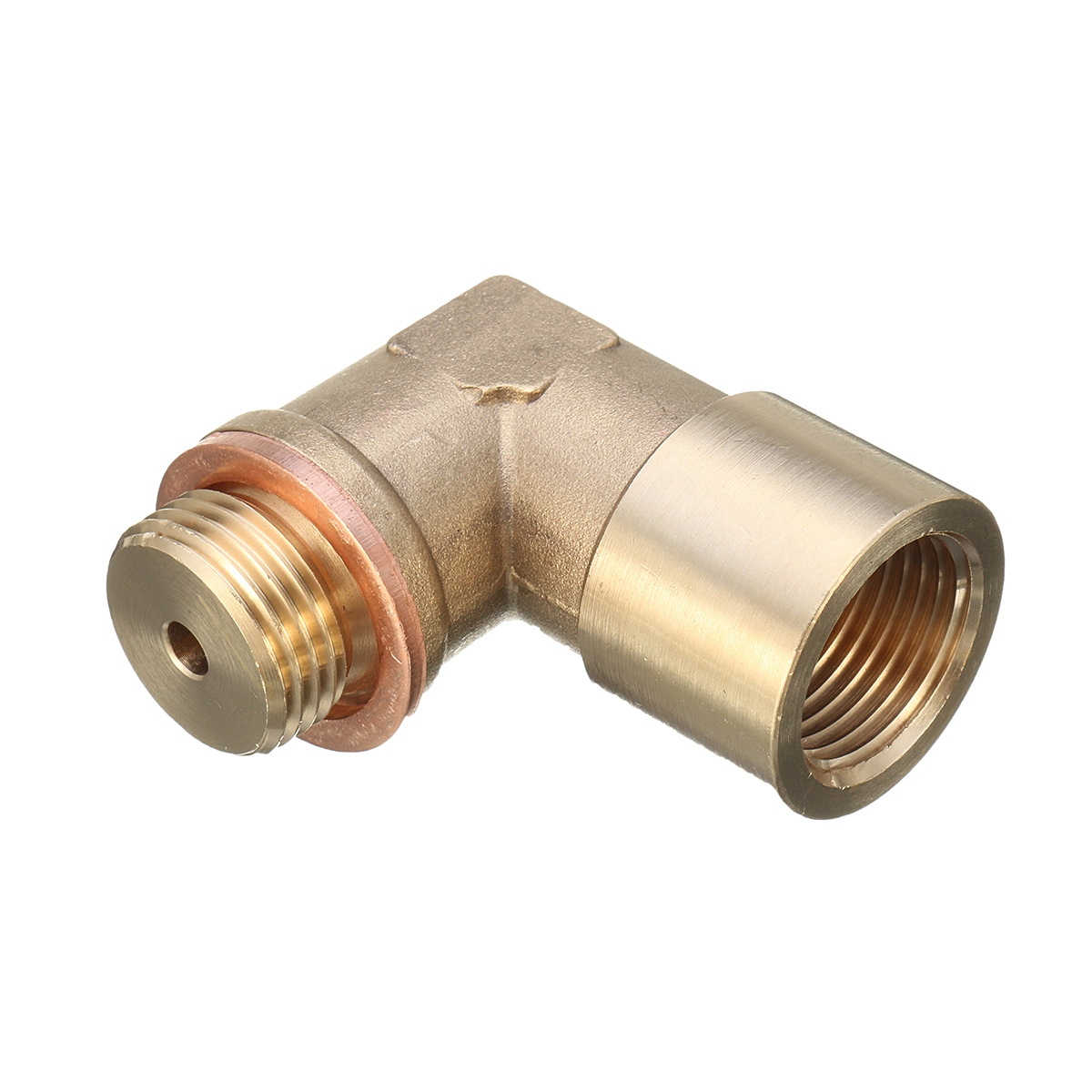 M18X15-Angled-Lambda-O2-Oxygen-Sensor-Extension-Spacer-Brass-For-Decat-1283525