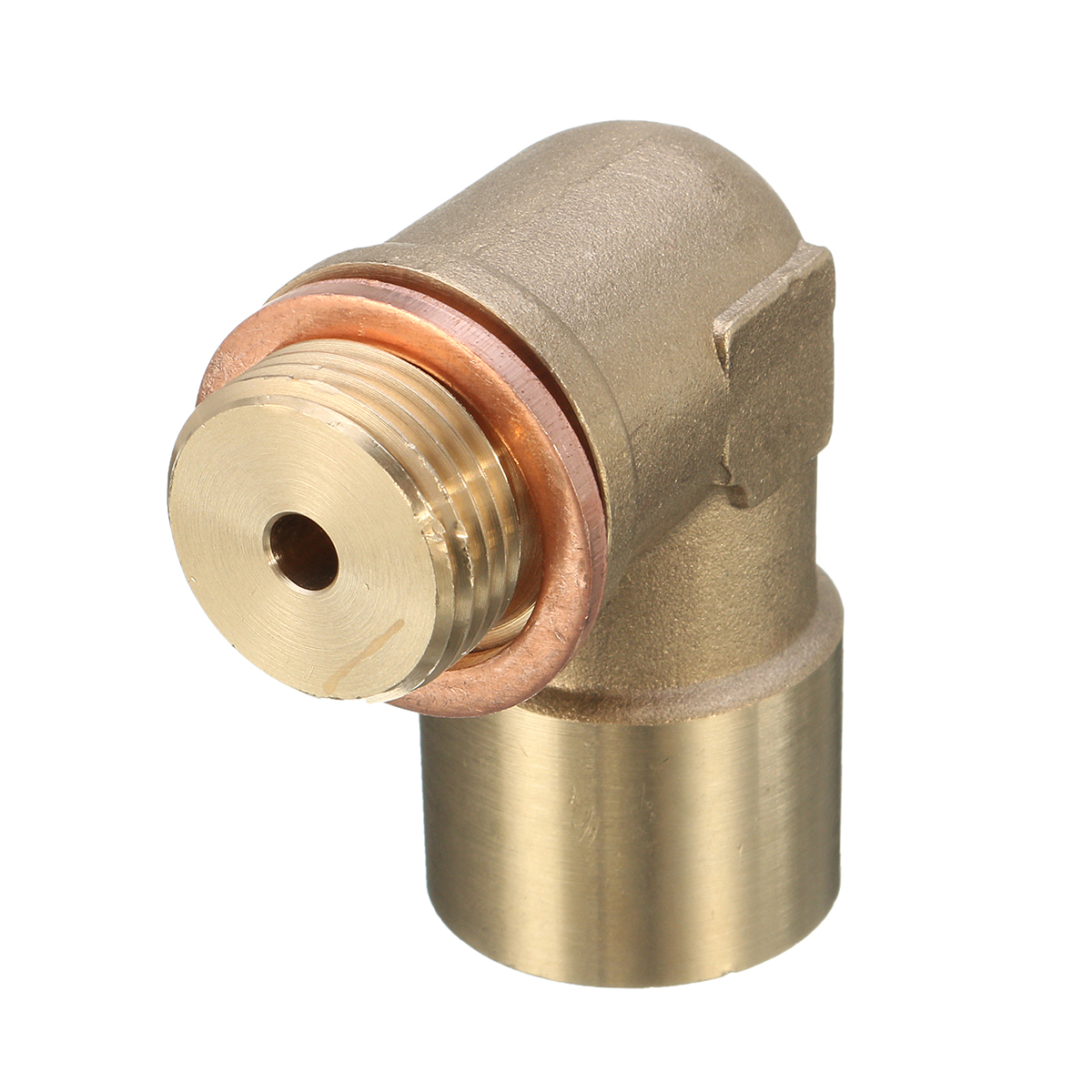 M18X15-Angled-Lambda-O2-Oxygen-Sensor-Extension-Spacer-Brass-For-Decat-1283525