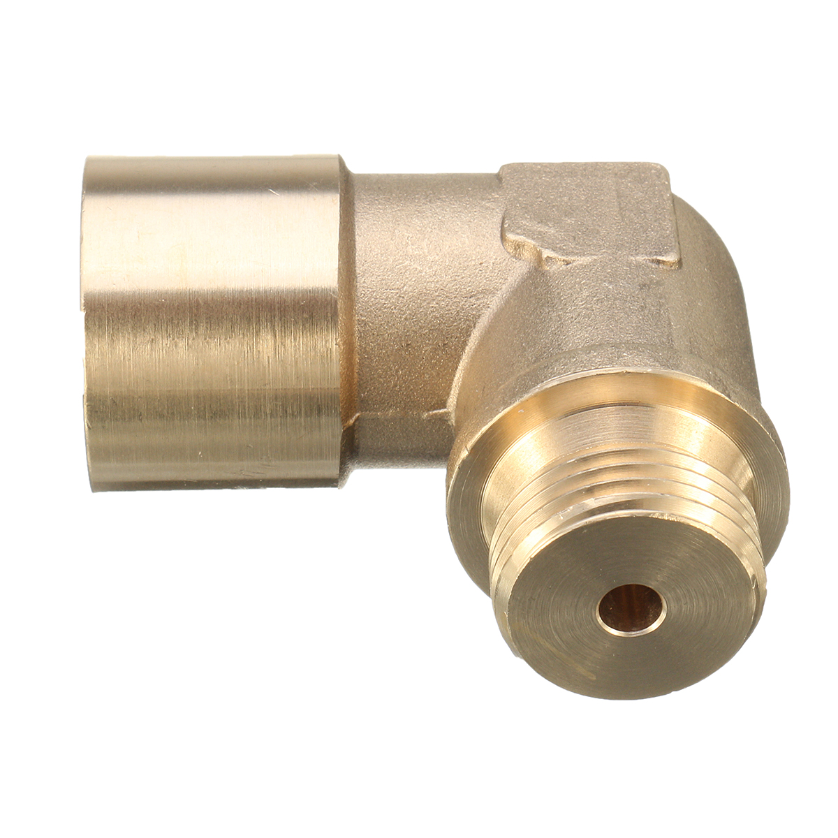 M18X15-Angled-Lambda-O2-Oxygen-Sensor-Extension-Spacer-Brass-For-Decat-1283525