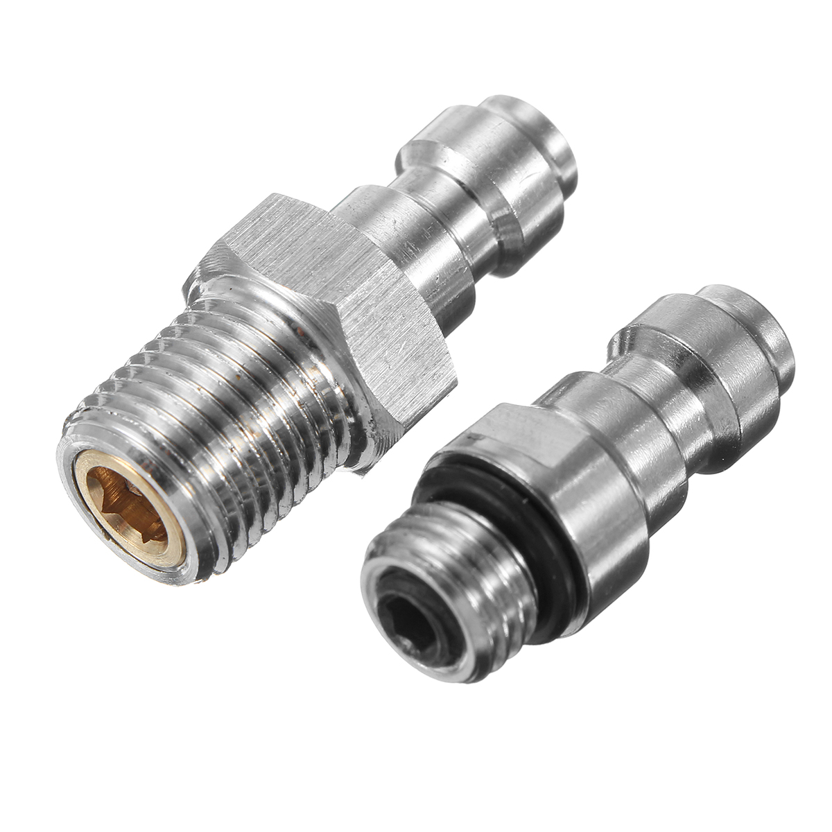 M8x10-Threads-PCP-Fill-Nipple-Stainless-Steel-8mm-Air-Tank-One-Way-Foster-Fitting-Screwed-Joint-1218424