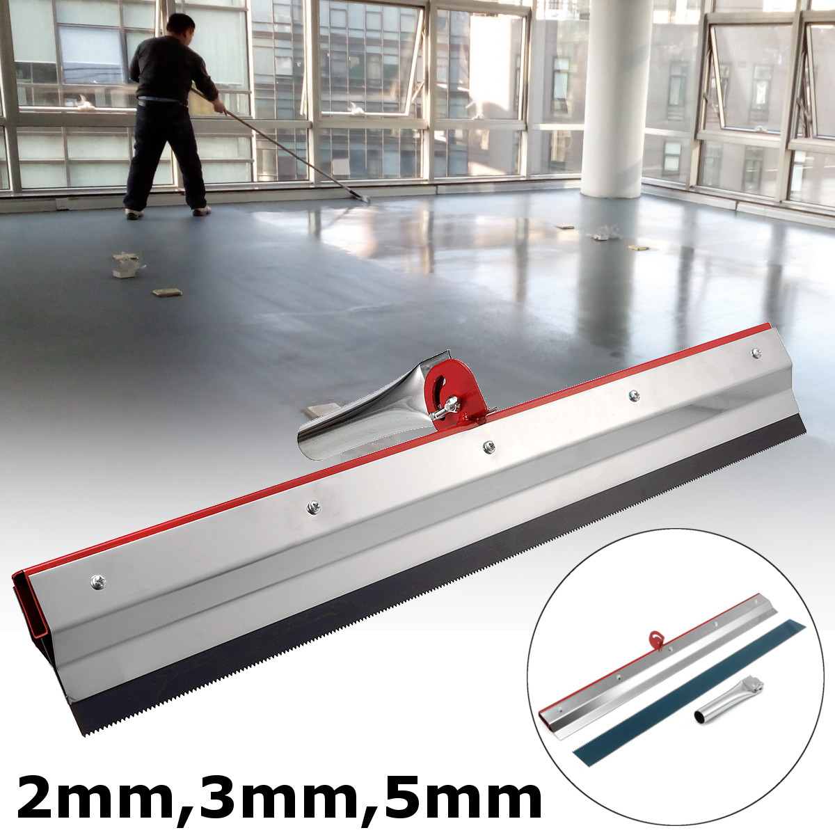 Notched-Squeegee-Epoxy-Cement-Painting-Coating-Self-Leveling-Flooring-Gear-Rake-2-3-5mm-Tools-Kit-1321289