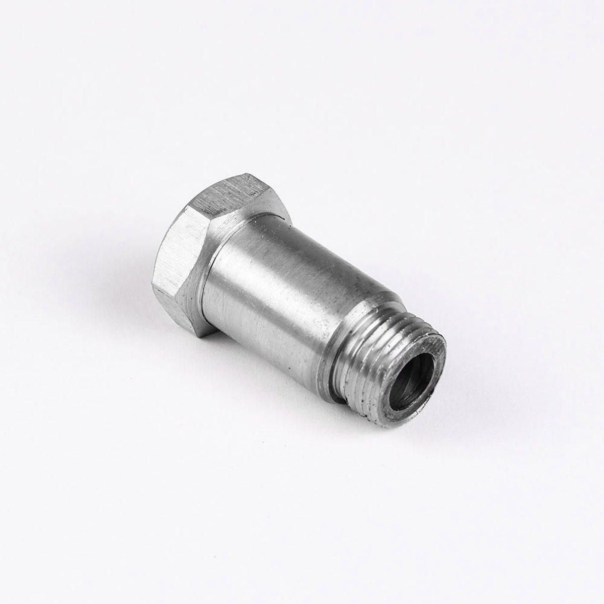 O2-Oxygen-Sensor-Test-Pipe-Extender-Adapter-Extension-Spacer-Bung-Silver-M18x15-1283889