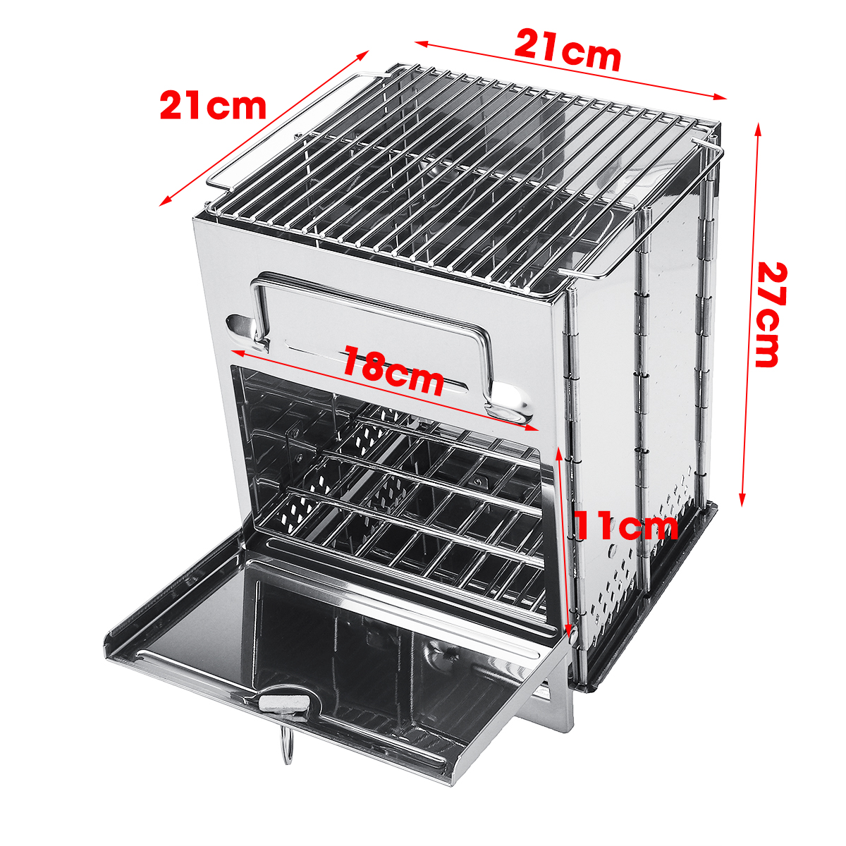 Outdoor-Beach-Portable-Charcoal-Trolley-Rectangular-BBQ-Grill-Portable-Steel-1582829