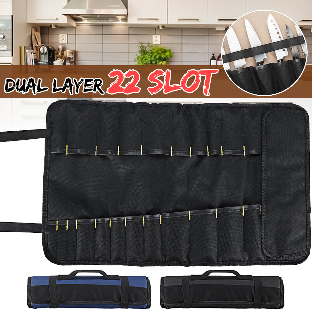Oxford-Cloth-22-Slots-Pocket-Chef-Bag-Roll-Carry-Case-Portable-Storage-1403287