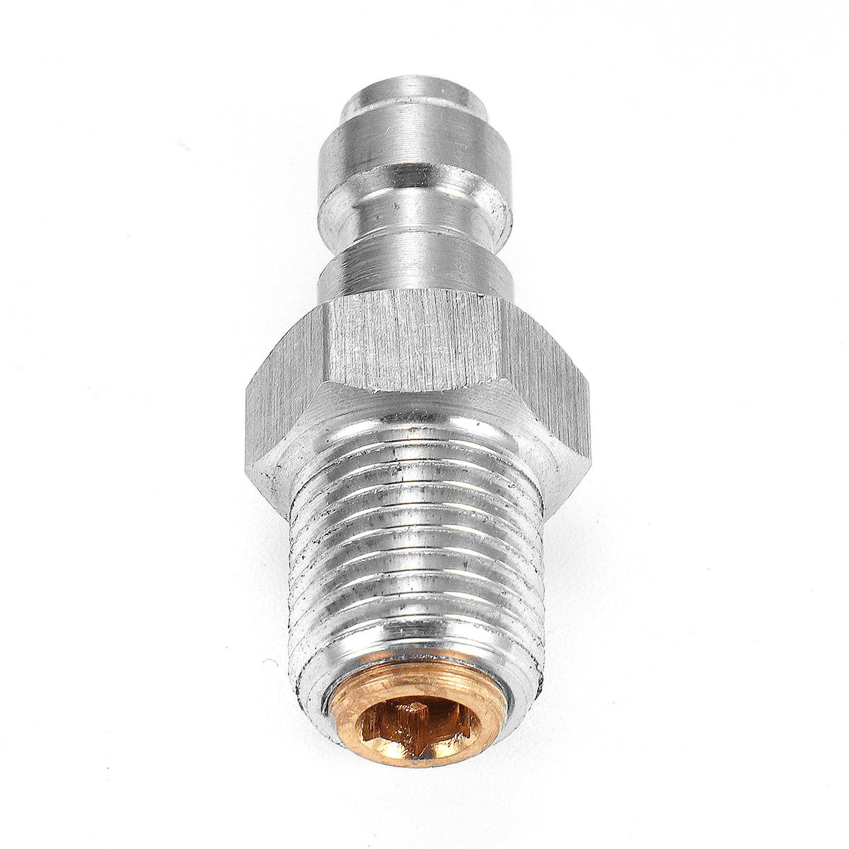 Paintball-PCP-Fill-Nipple-Adapter-Stainless-Steel-8mm-Thread-One-Way-Foster-Connector-18-BSPP-1320333