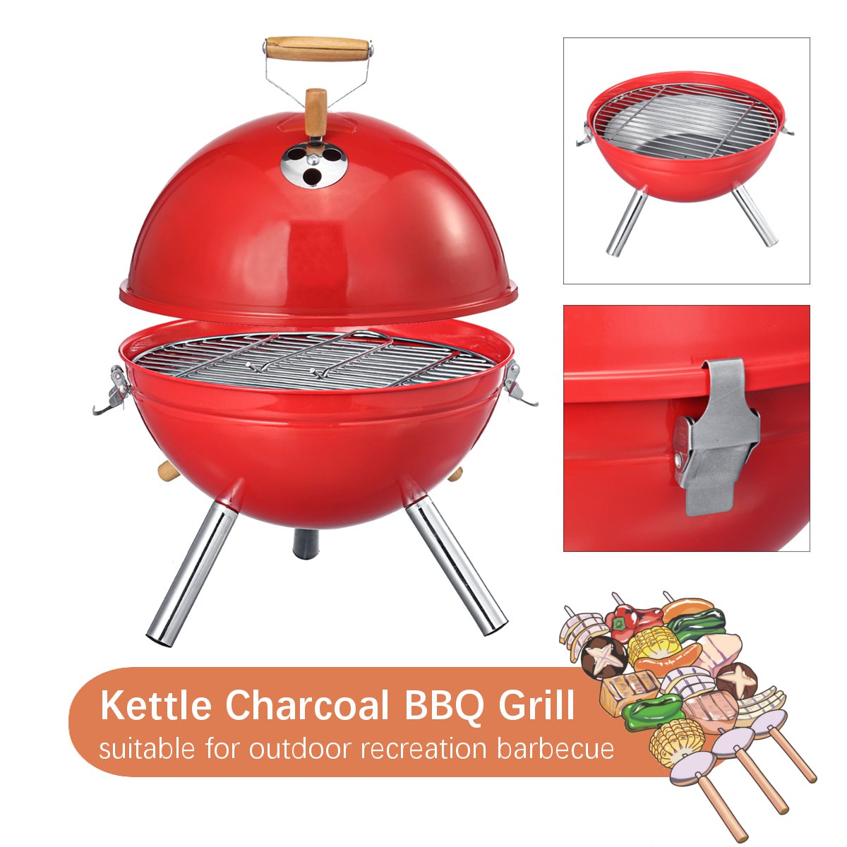 Portable-Iron-Kettle-BBQ-Grill-Outdoor-Camping-Travel-Charcoal-Stove-With-Vent-1613136
