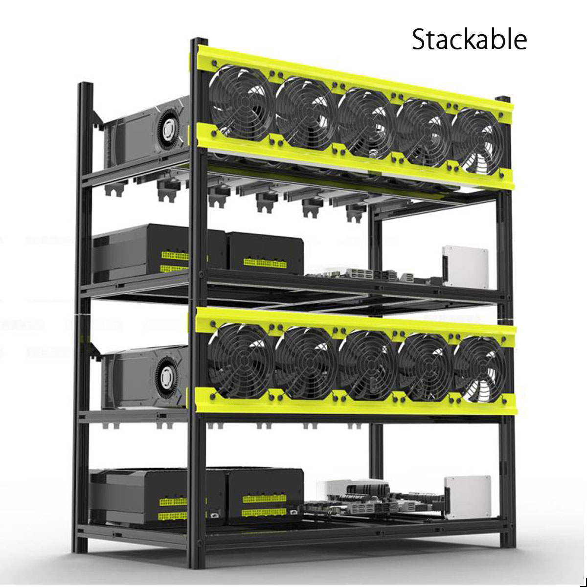 Professional-6-GPU-Mining-Miner-Case-Aluminum-Stackable-Mining-Case-Rig-Open-Air-Frame-1236987