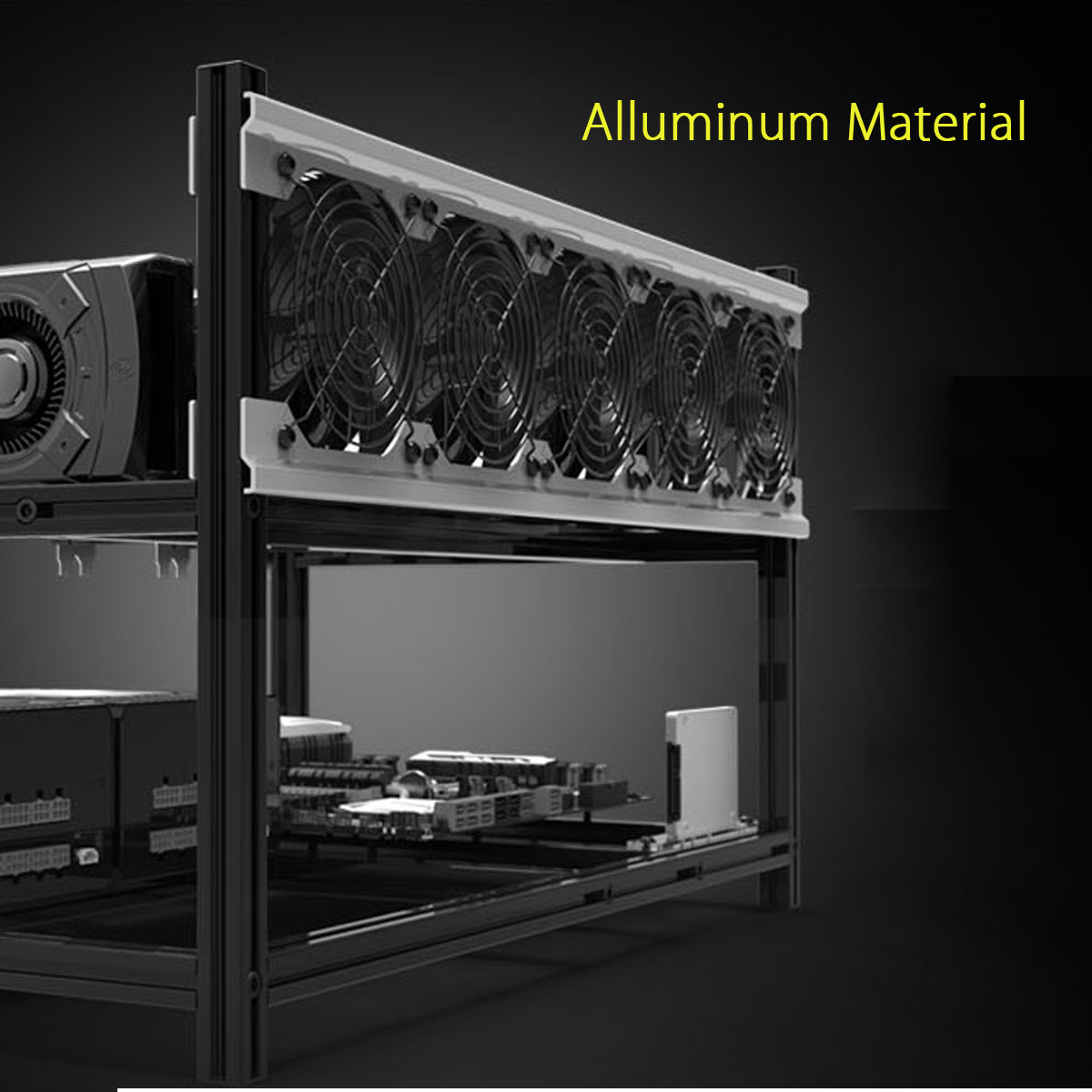 Professional-6-GPU-Mining-Miner-Case-Aluminum-Stackable-Mining-Case-Rig-Open-Air-Frame-1236987