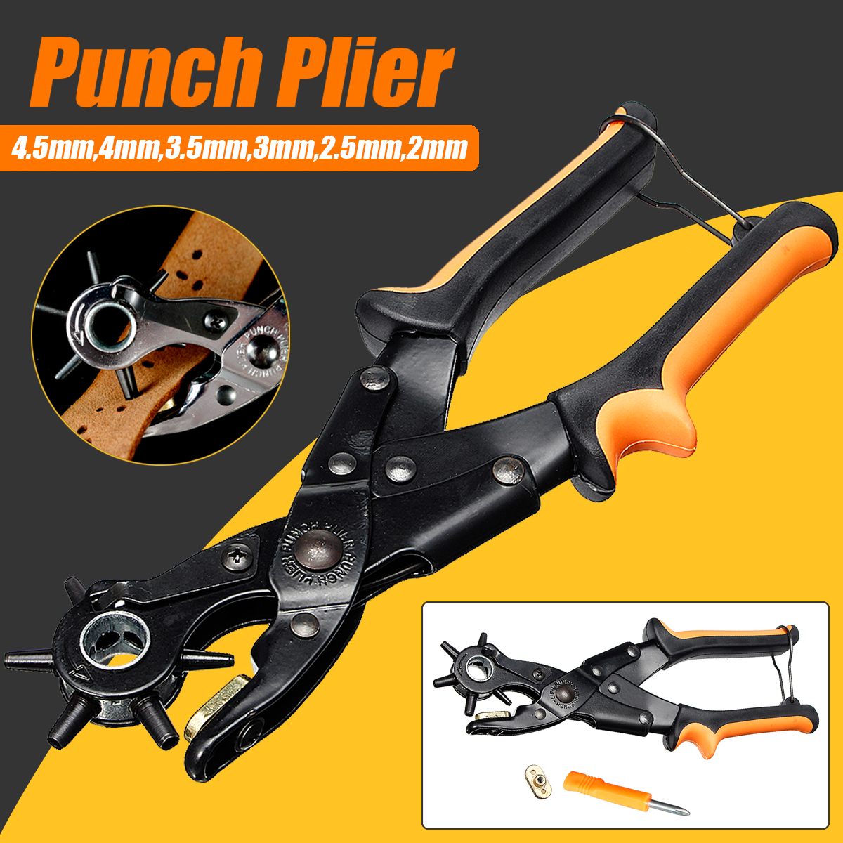 Punch-Plier-Leather-Belt-Round-Hole-Punch-Eyelet-Strap-Revolving-DIY-Tool-Heavy-Duty-1564292